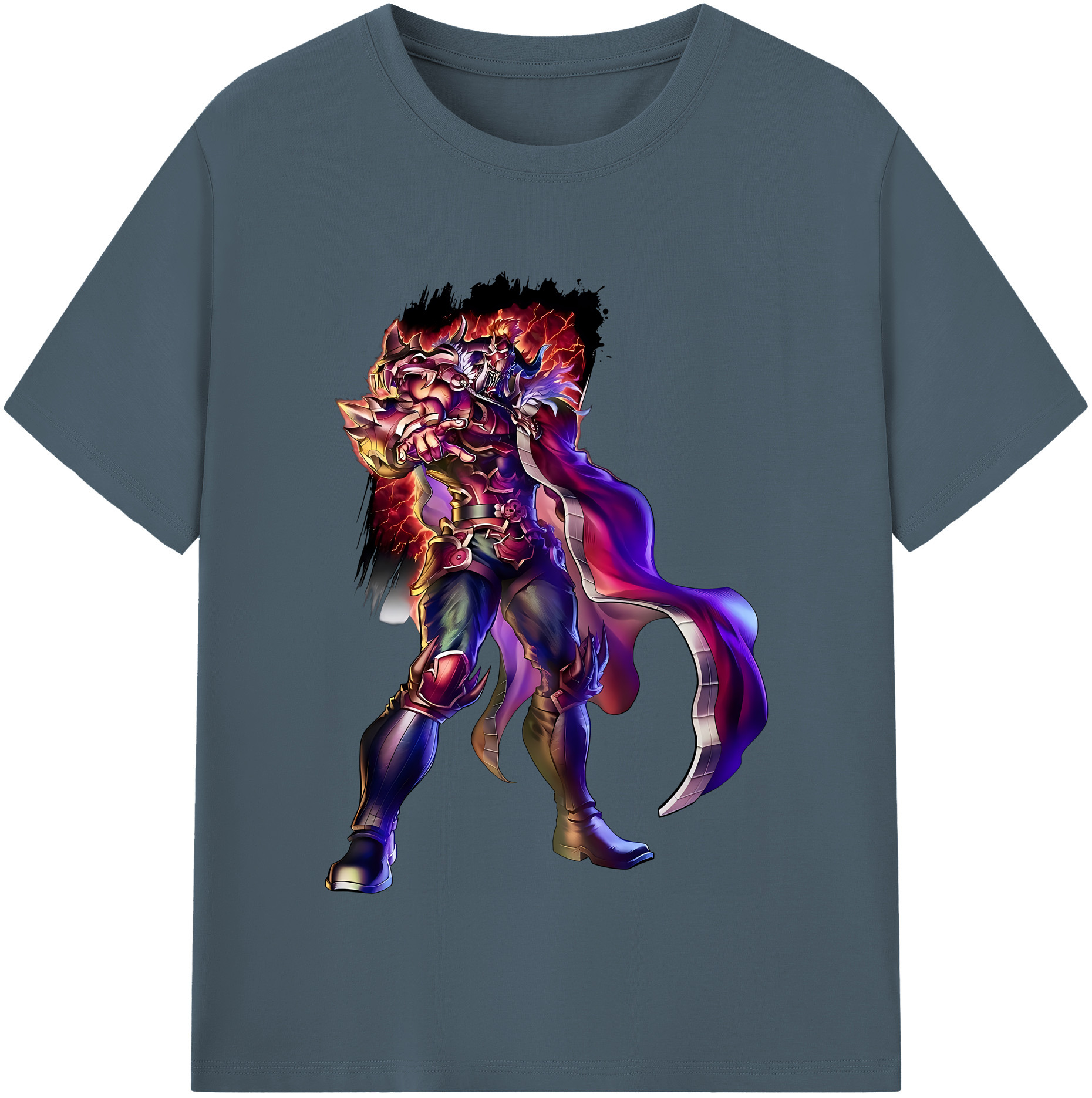 （画像用） 北斗の拳 Fist of the North Star 綿100％半袖Tシャツ（フロントプリント）